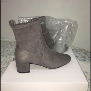 ALDO Grey Suede Boots, style: STEFI-N